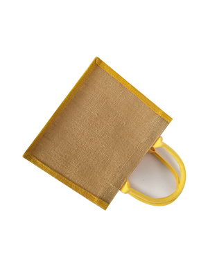 Reusable No Print 30x12x30cm 380gsm Jute Shopping Bag