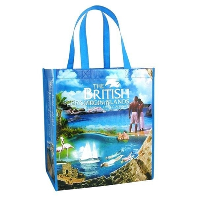 Recycled Bottle 30x40x15cm 110gsm Woven RPET Bag
