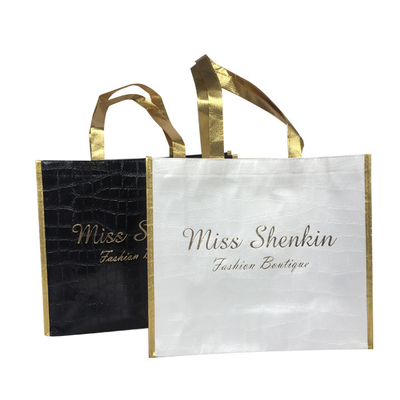 OEM 50cm Laminated 38x12x30cm Eco Non Woven Bag