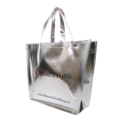 45x35x12cm Laminated Shopping 50cm RPET Eco Non Woven Bag