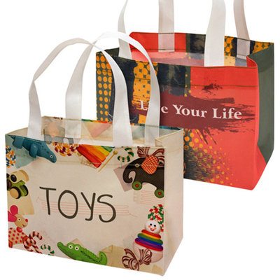 ODM 40x32x12cm 25kg 80gsm Laminated Woven Polypropylene Bags