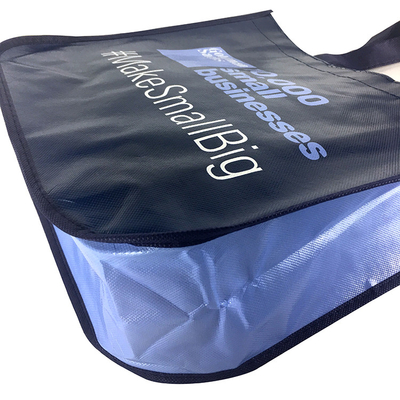 35x15x40cm 120gsm CMYK Woven Polypropylene Bags With Handles