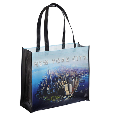 Recycled RPET 50x2.5cm SGS 100gsm Polypropylene Woven Bag