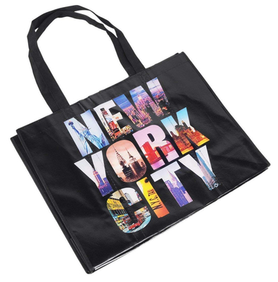 Recycled RPET 50x2.5cm SGS 100gsm Polypropylene Woven Bag