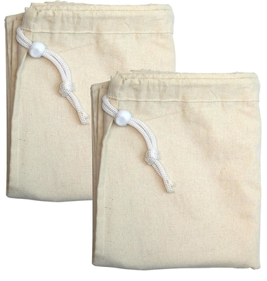OEM Large Cotton Drawstring 3cm 5 OZ Laundry Hamper Bag