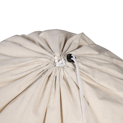 Heavy Duty Cotton Drawstring 28x40cm 210D Canvas Hanging Hamper