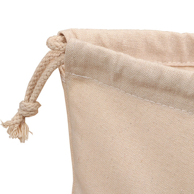 Heavy Duty Cotton Drawstring 28x40cm 210D Canvas Hanging Hamper
