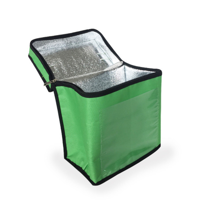 600D Polyester Lunch PVC 24x15x28cm Eco Friendly Cooler Bags