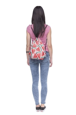 35X42cm 210D Nylon Travel Cosmetic CMYK Women Drawstring Bag