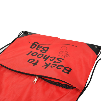 Travel 1.2cm 30x40cm 210D Personalised Kids Drawstring Bag