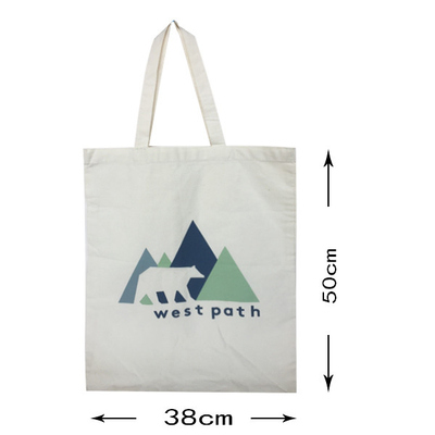 100 Percent Natural CMYK 38x50cm 4OZ Canvas Shopping Bag