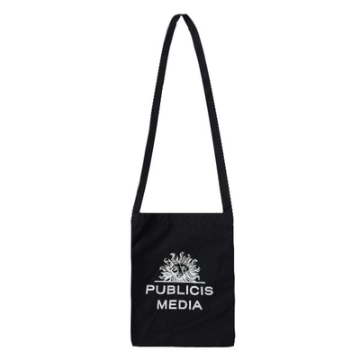 10OZ Black 1 Color 190T 25X27cm Cotton Recycle Bag