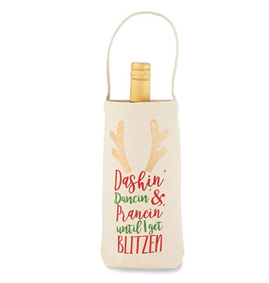 1 Wine Bottle OEM 8 OZ 60x2.5cm Cotton Recycle Bag