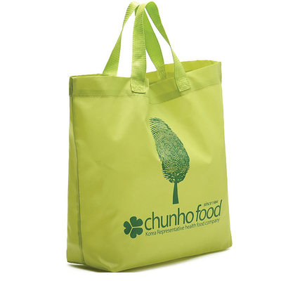 Reusable tote 190T 11x9cm Nylon Folding Shopping Bag