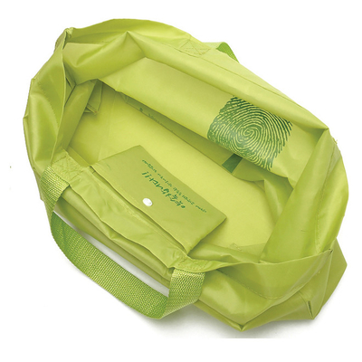 Reusable tote 190T 11x9cm Nylon Folding Shopping Bag