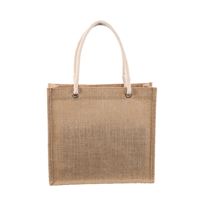 Shopping Natural Color 30xx12x30cm 380gsm Jute Grocery Bags
