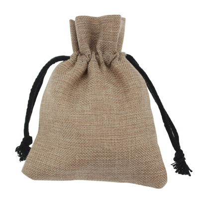 Drawstring 20cm 50cm String Jute Shopping Bag