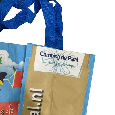 4 Color Printing 2.5x60cm 30x10x40cm 120gsm RPET Bag