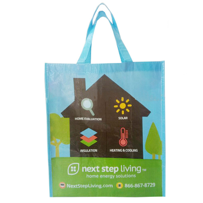 Waterproof Advertising Non Woven 30x10x40cm 70gsm RPET Bag