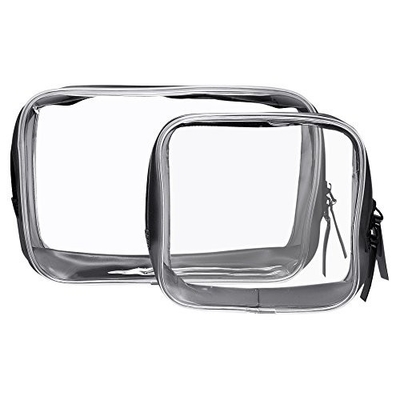 OEM Clear Handle Cosmetic 18x5x8cm PVC Pencil Bag