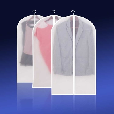 Zipper Waterproof PVC 60x100cm Non Woven Suit Cover