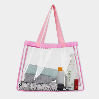OEM 22x7x15cm 0.2mm 40X2.5cm Thickness PVC Pencil Bag