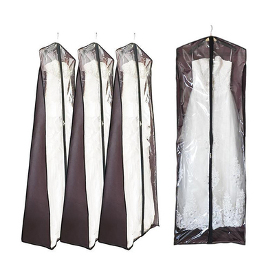 Zipper Waterproof PVC 60x100cm Non Woven Suit Cover