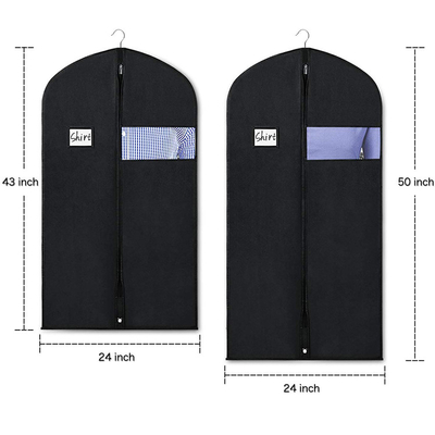 Men Dustproof 70gsm 60x120cm Non Woven Suit Cover