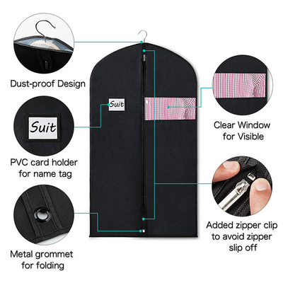 Men Dustproof 70gsm 60x120cm Non Woven Suit Cover