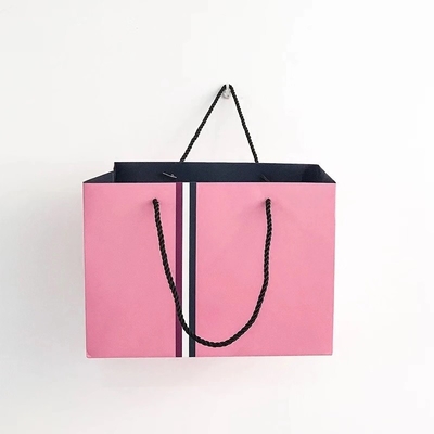 Washable 21x11x27cm 350g UV CMYK 160gsm Non Woven Paper Bag