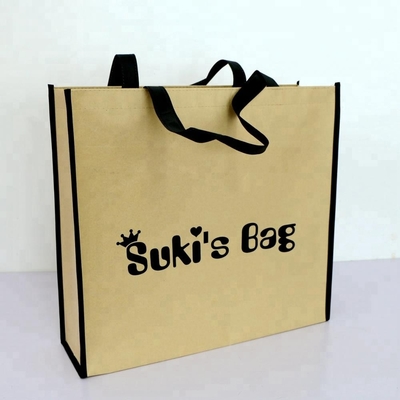 Shopping 80gsm 150g 42x38x12cm Non Woven Paper Bag