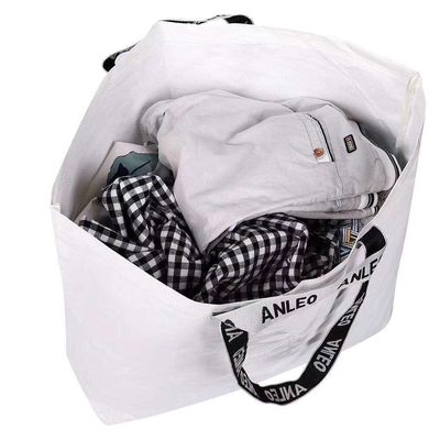 Full Color OEM Supermarkets 30cm AZO Free 100gsm RPET Bag