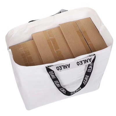 Full Color OEM Supermarkets 30cm AZO Free 100gsm RPET Bag