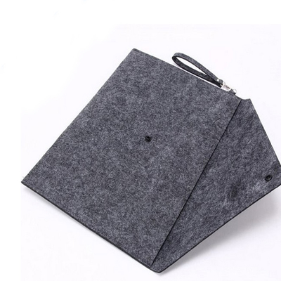 Grey OEM Packing 33.5cmx24cm Sleeve Felt Tote Bag