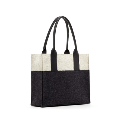 300mm Grey Felt Handbag