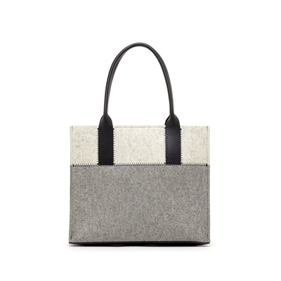 300mm Grey Felt Handbag