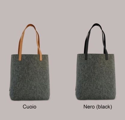 300mm Grey Felt Handbag