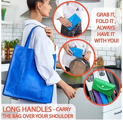 Eco Friendly 35X40X15cm CMYK 50pcs Foldable Non Woven Bag
