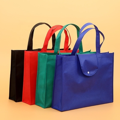 40x30x10cm BCSI 100gsm CMYK Laminated Polypropylene Tote Bags