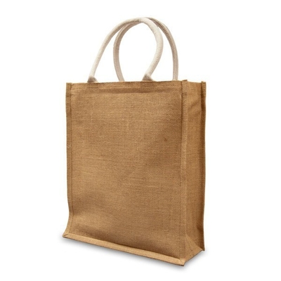 OEM Tote Women Beach 45x15x33cm Jute Shopping Bag