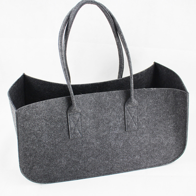 Lady Shopping 40cmx28cmx23cm 5mm Thickness Felt Tote Bag
