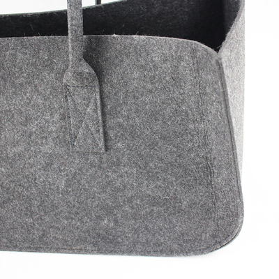 Lady Shopping 40cmx28cmx23cm 5mm Thickness Felt Tote Bag
