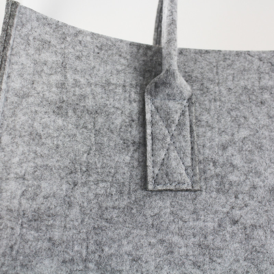 Lady Shopping 40cmx28cmx23cm 5mm Thickness Felt Tote Bag